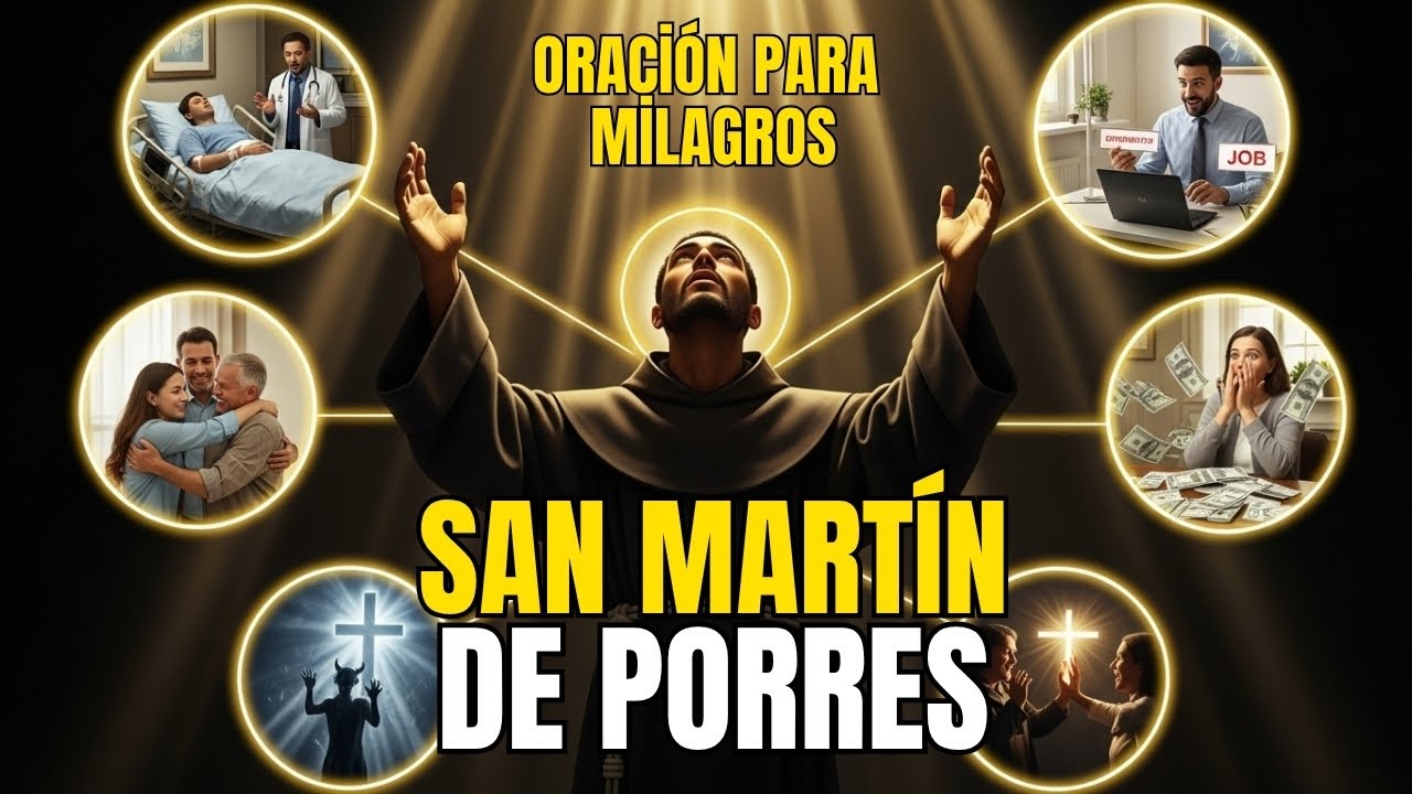 🙏 NOVENA PODEROSA a SAN MARTÍN DE PORRES 9 Días Completos | Oración para Milagros