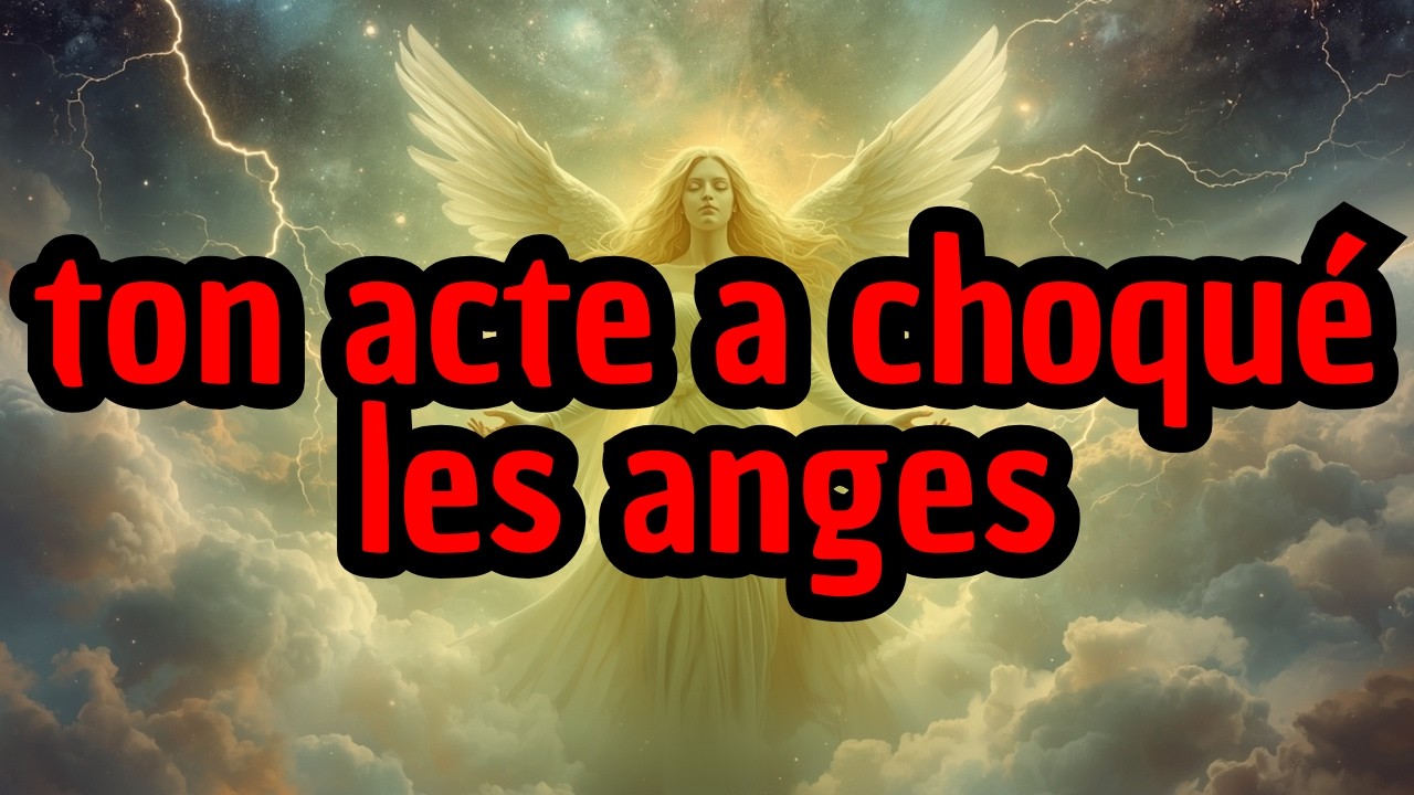 elu,ton acte a choqué les anges