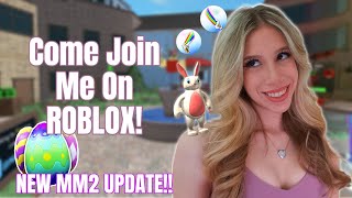 Playing ROBLOX + New MM2 UPDATE!!