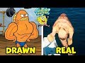 8 Sponge Bob Squarepants Characters in Real Life