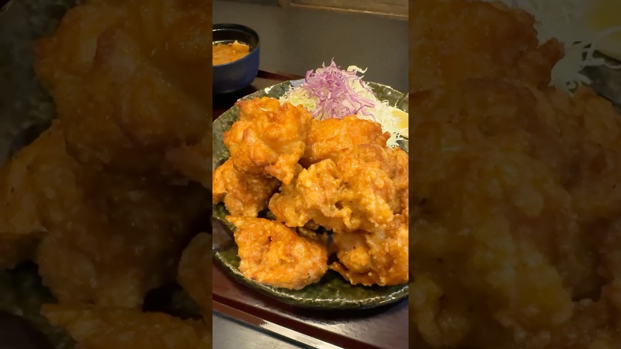 【愛知・豊田】特盛!肉汁からあげ定食 fried set meal【味波 豊田小坂店】#愛知グルメ #豊田グルメ #定食 #唐揚げ #唐揚げ定食 #から揚げ #japanesefood