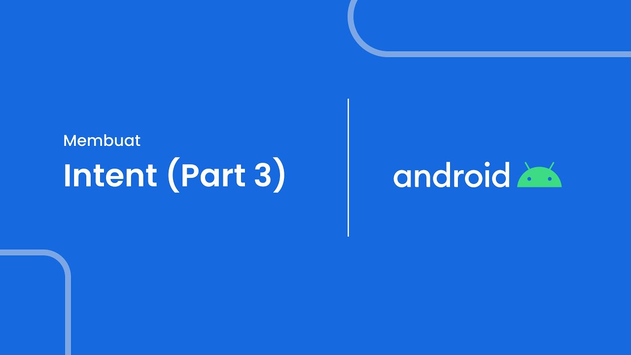  Cara  Membuat  Intent di Android  Studio Part 3 YouTube