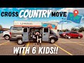 Moving ACROSS the country with TRIPLETS, 2 TODDLERS & a NEWBORN!