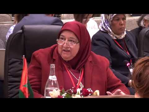 كلمة الدكتورة نجوى خليل وزيرة التضامن الاجتماعى الاسبق بجمهورية مصر العربية