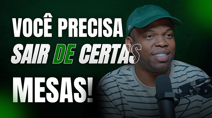 VOCÊ PRECISA SAIR DE CERTAS MESAS - JACKSON MARQUES - PODCAST
