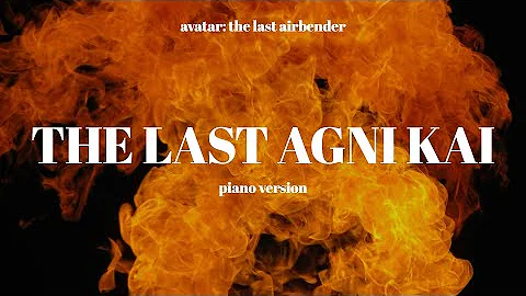 Avatar: The Last Airbender - The Last Agni Kai Piano Version