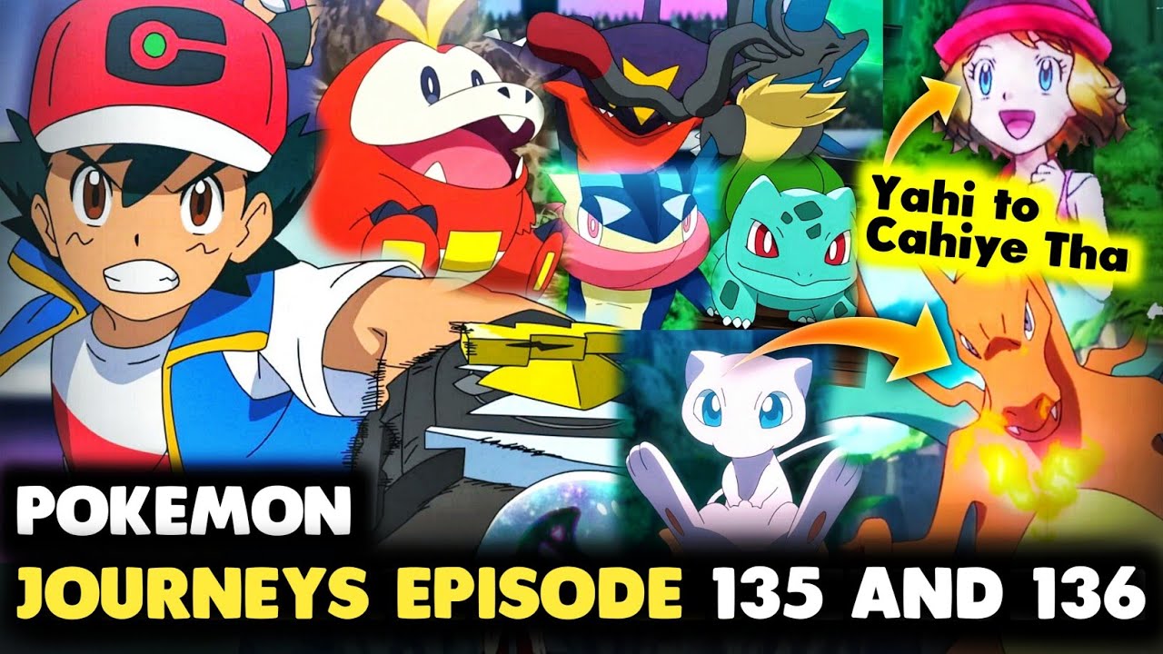 ◓ Anime Pokémon Journeys (Pokémon Jornadas Supremas) • Episódio 135: Pokémon!  Estou feliz por conhecê-los!