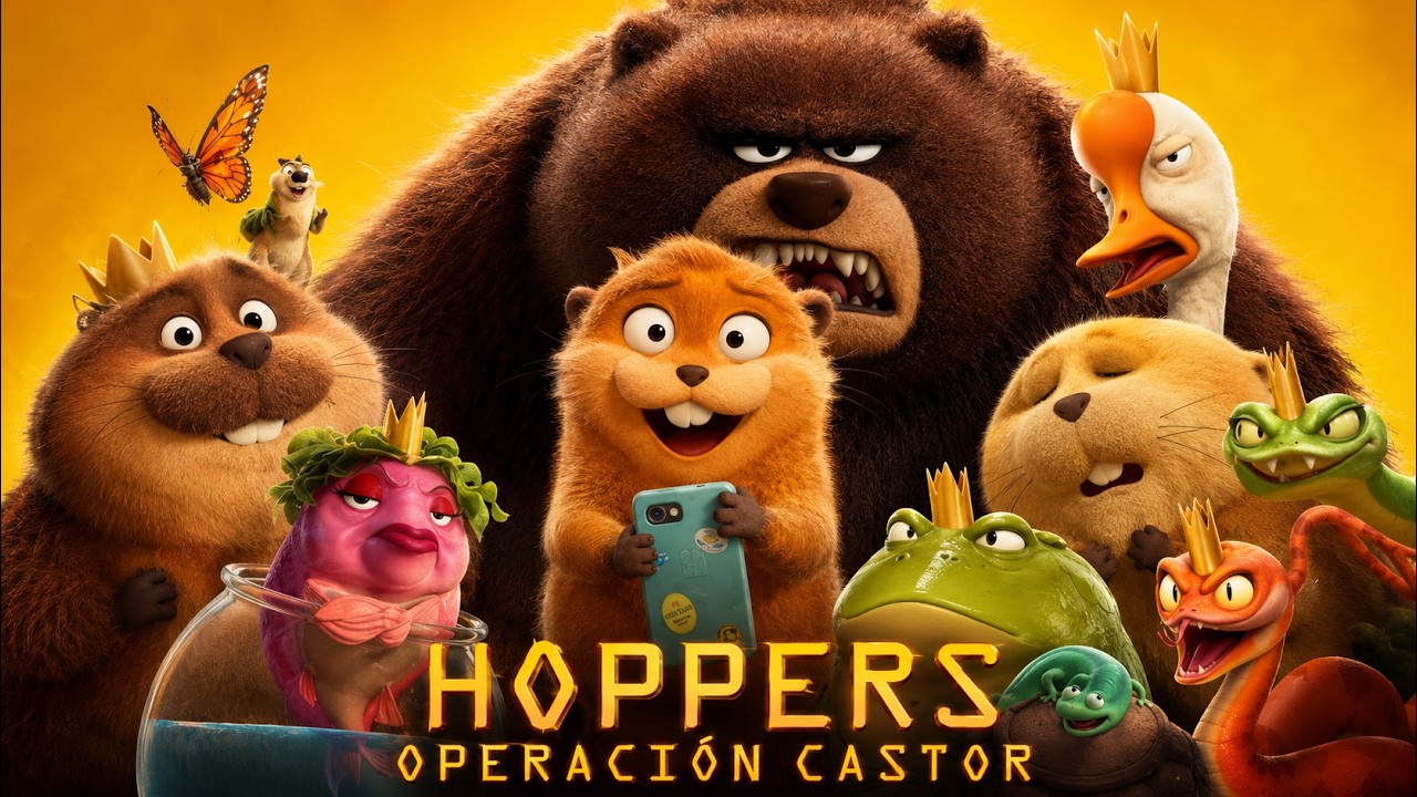 Hoppers: Operación castor Película Completa en Español de Disney | Datos & Explicación backdrop