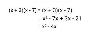 Expansion of brackets, double brackets and trinomials