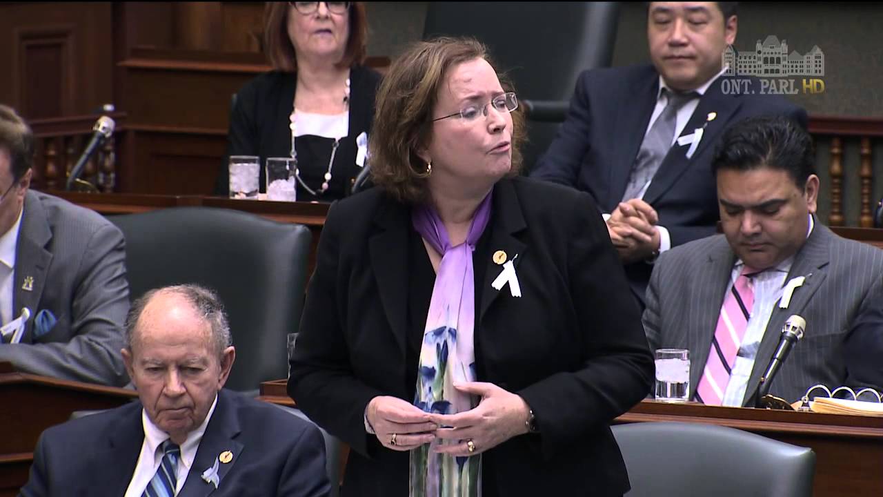 MPP SYLVIA JONES QUESTIONS MINISTER ON RECENT AUTISM PROGRAM CHANGES ...