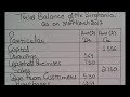 How to Prepare Trial balance in HINDI||solved question on Trial balance by jolly coaching in hindi