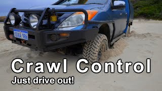 Crawl Control, just drive out | 4x4 Sand Self Recovery Technique screenshot 5