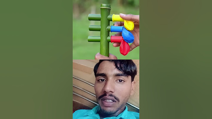 DIY Bamboo Creations with 3 Color Balloons | Creative Bamboo Art!