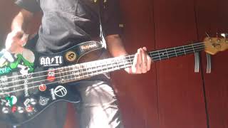 Video thumbnail of "Anti-Flag - Brandenburg Gate (Bass Cover)"