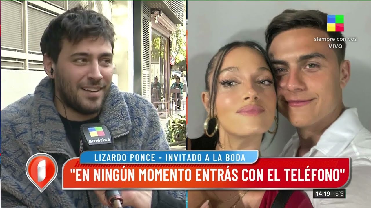 💍 Se casan Oriana Sabatini y Paulo Dybala: habló Lizardo Ponce, invitado a la boda