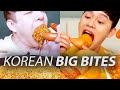 Korean mukbangers EXTREME big bites
