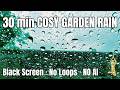 30 Min Rain Sounds Black Screen | 100% Real, No AI, No Loops, No Music