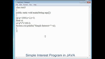 Java program to calculate Simple Interest