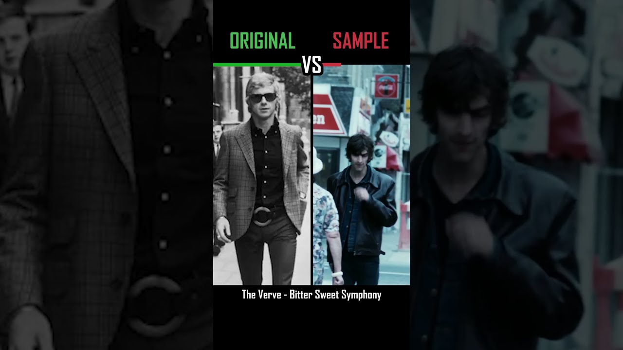 ORIGINAL Vs SAMPLE The Verve Bitter Sweet Symphony Shorts Versus Music