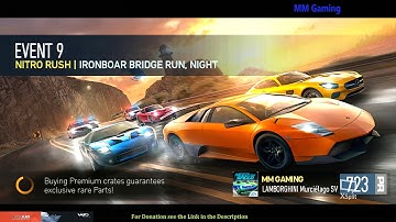 NFS No Limits v1 7 3 @Leapdroid Tidal Run Day 4 #Lamborghini Micielago SV