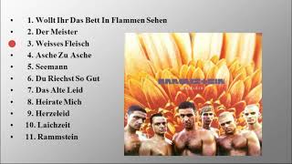 Rammstein - Herzeleid (full album) minus versions (instrumental)