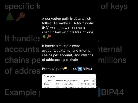 Daily TidBits - Derivation Path In Bitcoin Wallets ??