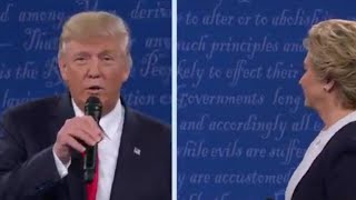 Trump to Clinton: 'You'd be in jail'