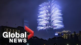 Taiwan celebrates arrival of 2019 with fireworks off Taipei 101 ...