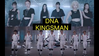 Bts & 여자아이들Gi-Dle -- Dna Mv Remix Little Spy Movie Kingsman Of Gts Fmv