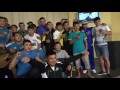 Боксеры сборной Казахстана поют в день рождения Биржана Жакыпова
