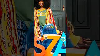SZA visits Sesame Street.. 😍❤️