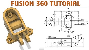 Fusion 360 Tutorial #41 | 3D Modeling Basic Beginners | CAD CAM TUTORIAL