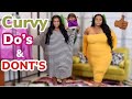 CURVY/PLUS SIZE DO'S AND DON'TS | 5 STYLE TIPS FOR CURVY & PLUS SIZE BODY