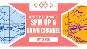 (↑↓) Spin-Up & Spin-Down Band Structure + 🎯 PDOS | 🖥️ VASP Post-Processing for Layered Materials 🧩