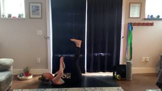 Toe touches into flutter kicks