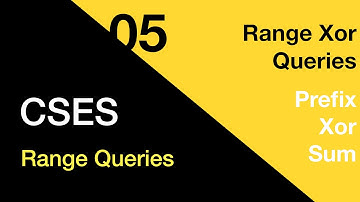 05. Range Xor Queries (prefix xor sum) - CSES