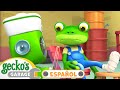 El accidente de Gecko | 🐸 Garaje de Gecko | Carros para niños | Vídeos educativos