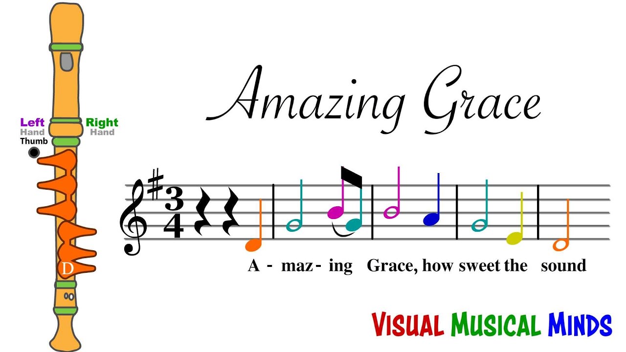 Amazing Grace for Recorder