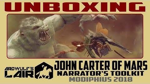 Unboxing John Carter of Mars Narrator