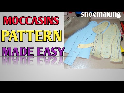How to make Moccasins shoes part=1[shoemaking]