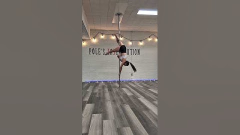 BUNNY POLE SPLIT TO ELBOW AYESHA #polesport #poledance #polefitness