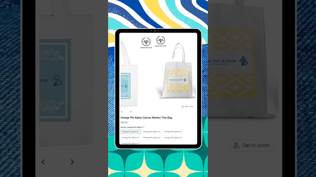 Omega Phi Alpha Sorority Merchandise on sale at Greek Life Store 10% off with discount code OMEGA