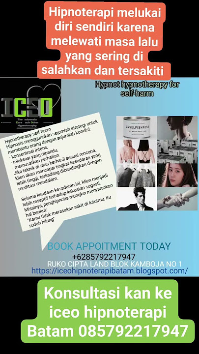 hypnotherapy Melukai diri sendiri
