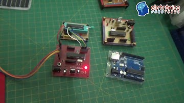 GRAVANDO BOOTLOADER NO ATMEGA328p COM A PLACA RODUINO E MÓDULO GRAVADOR (Arduino UNO Standalone)