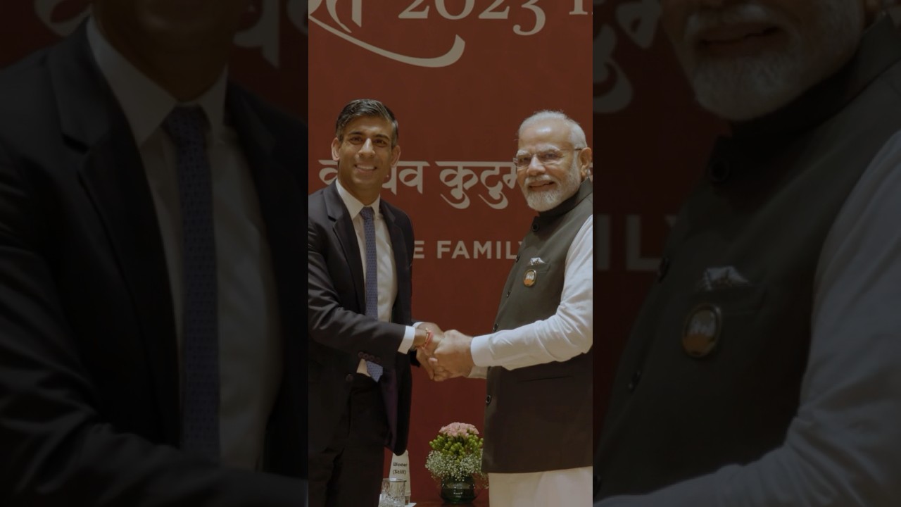 PM Rishi Sunak meets PM Modi in India  Behind the scenes