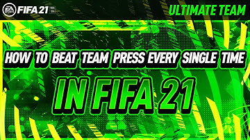 Use This Trick To Counter Team Press In FIFA 21