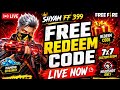 SHYAM FF 399 😭 FREE FIRE LIVE 🔴 | CUSTOM ROOM + REDEEM CODE 🎁 | HEADSHOT KING SHYAM FF 😭🔥