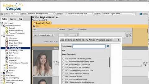 How to Add Comments to Grades in Infinite Campus
