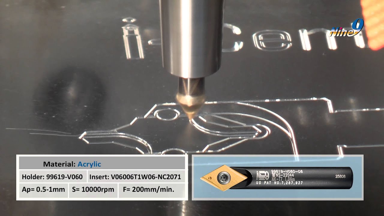 BC06-CT-X060-06L  Engraving Tool 60° NINE9  99619-X060-06L