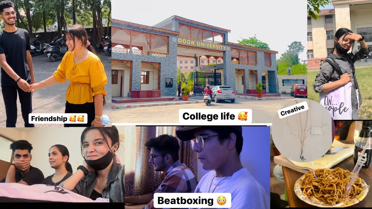 A day in my college life 😜//DOON UNIVERSITY ️ ️ - YouTube